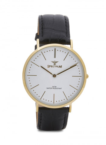 Women's Leather Analog Wrist Watch 82485L-3