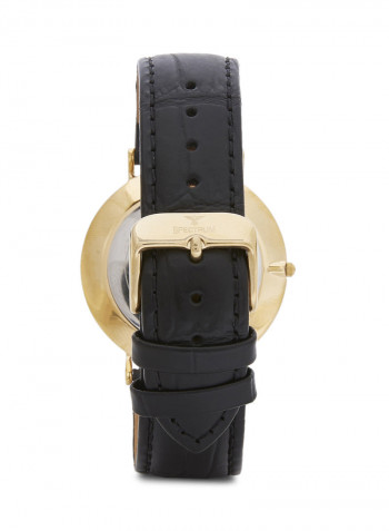 Women's Leather Analog Wrist Watch 82485L-3