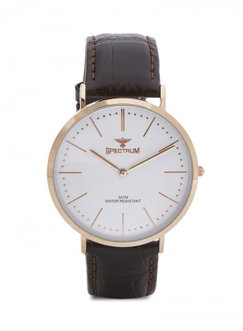 Women's Leather Analog Wrist Watch 82486L-1