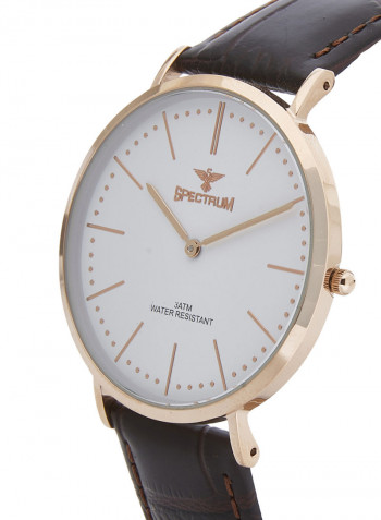 Women's Leather Analog Wrist Watch 82486L-1