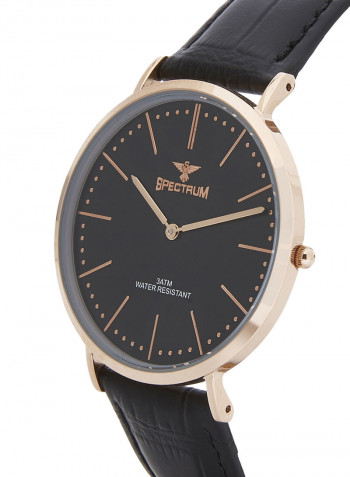 Women's Leather Analog Wrist Watch 82486L-2