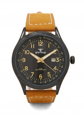 Leather Analog Watch 82461M
