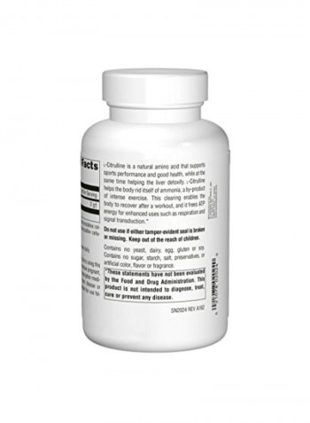 L-Citrulline 1000mg Dietary Supplement - 120 Tablets