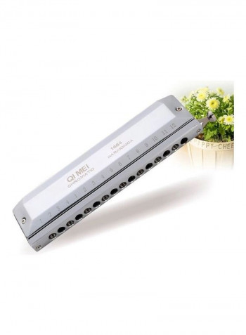 16-Holes Chromatic Harmonica