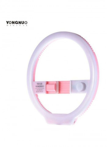 LED Ring Light With Stand 27.5x26.7x1.8cm Pink/Purple