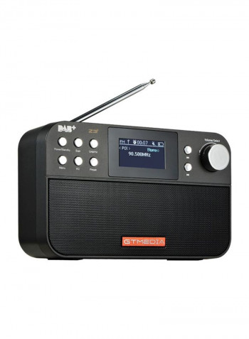 Portable DAB Radio With LCD Screen DV2018 Black