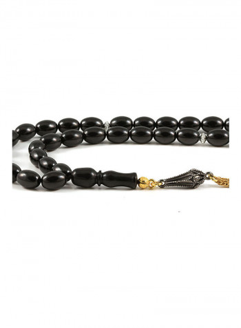 Jet Stone (Black Amber) Prayer Beads
