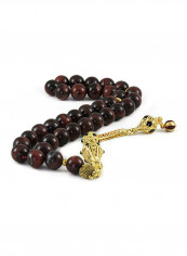 Red Tiger's Eye Prayer Beads