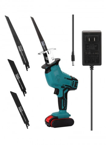 Multifunctional Reciprocating Saw Set Blue/Silver/Black