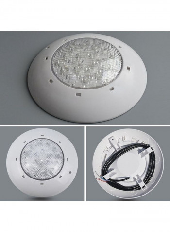 ABS Plastic Swimming Pool  Wall Lamp Multicolour 29x29x8centimeter