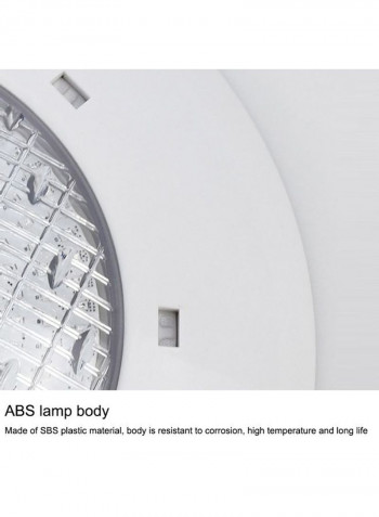 ABS Plastic Swimming Pool  Wall Lamp Multicolour 29x29x8centimeter