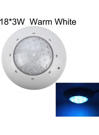 Underwater Swimming Pool Wall Lamp Warm White 29 x 29 x 8centimeter