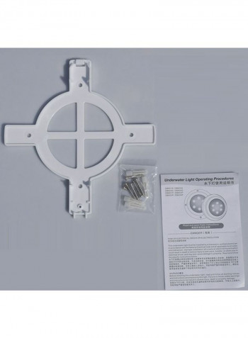 Underwater Swimming Pool Wall Lamp Warm White 29 x 29 x 8centimeter