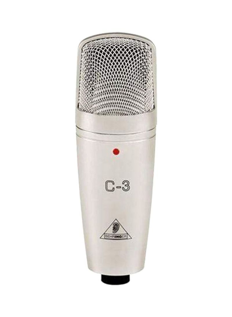 Studio Condenser Microphone C3 Silver