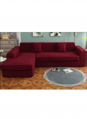 Universal Sofa Slipcover Red 235-300centimeter