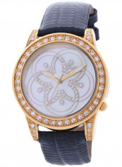 Women's 22K Gold Plated With Crystal Analog Watch P-21797
