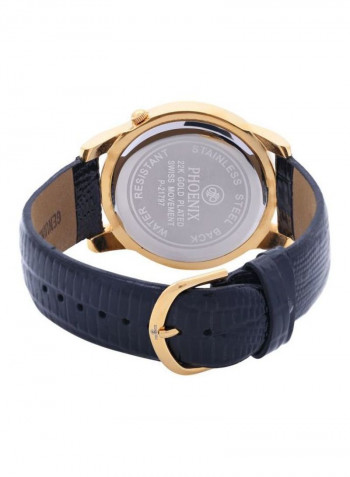Women's 22K Gold Plated With Crystal Analog Watch P-21797