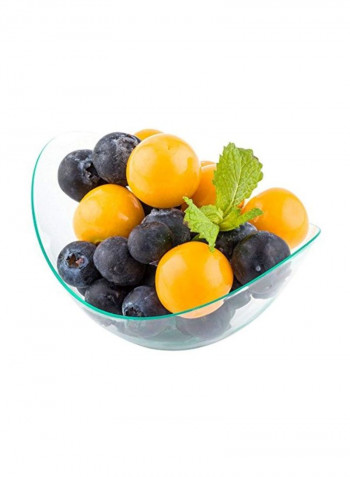 100-Piece Plastic Bowl Seagreen 1.8x3.5inch