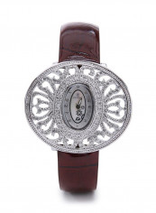 Women's 22K Gold Plated With Crystal Analog Watch P-21695