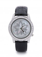 Women's 22K Gold Plated With Crystal Analog Watch P-21797