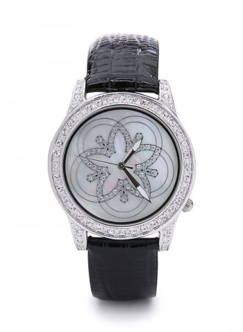 Women's 22K Gold Plated With Crystal Analog Watch P-21797