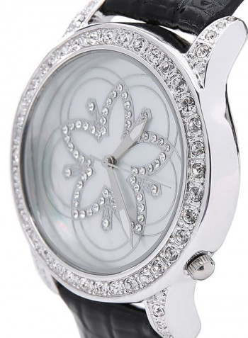 Women's 22K Gold Plated With Crystal Analog Watch P-21797