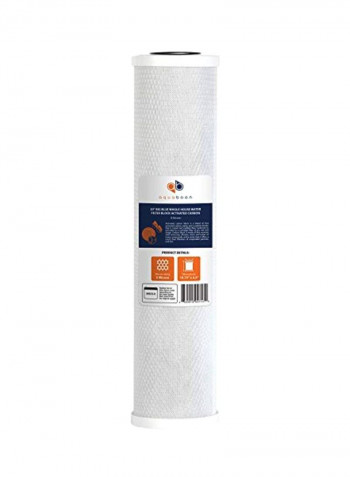 Coconut Shell Water Filter Cartridge White 4.5x20inch