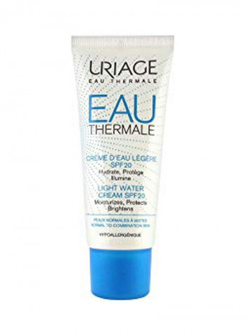 EAU Thermale Light Water Cream SPF20 40ml