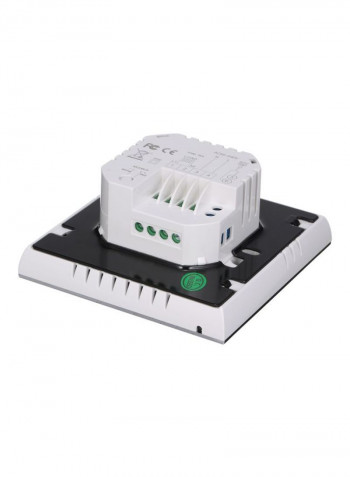 LCD Display Touch Screen Temperature Controller White/Grey 86x86x13.3millimeter