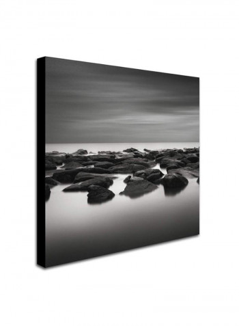 Tide Artwork Canvas Wall Art Black/White 18 x 18inch