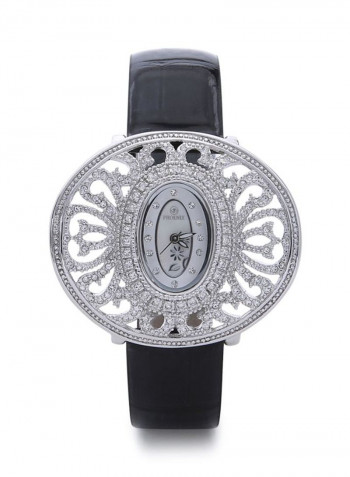 Women's 22K Gold Plated With Crystal Analog Watch P-21695