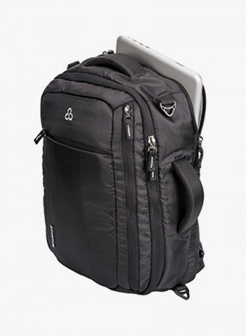 Cosmus Agility  Convertible Backpack Messenger Bag Shoulder Bag Laptop Case Handbag Business Briefcase Multi-Functional Travel Bag Fits 15.6 Inch Laptop Black