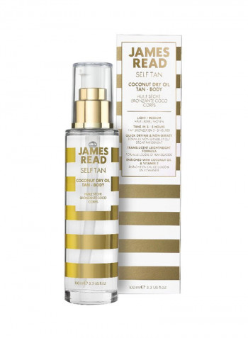 Coconut Dry Body Tan Oil 100ml