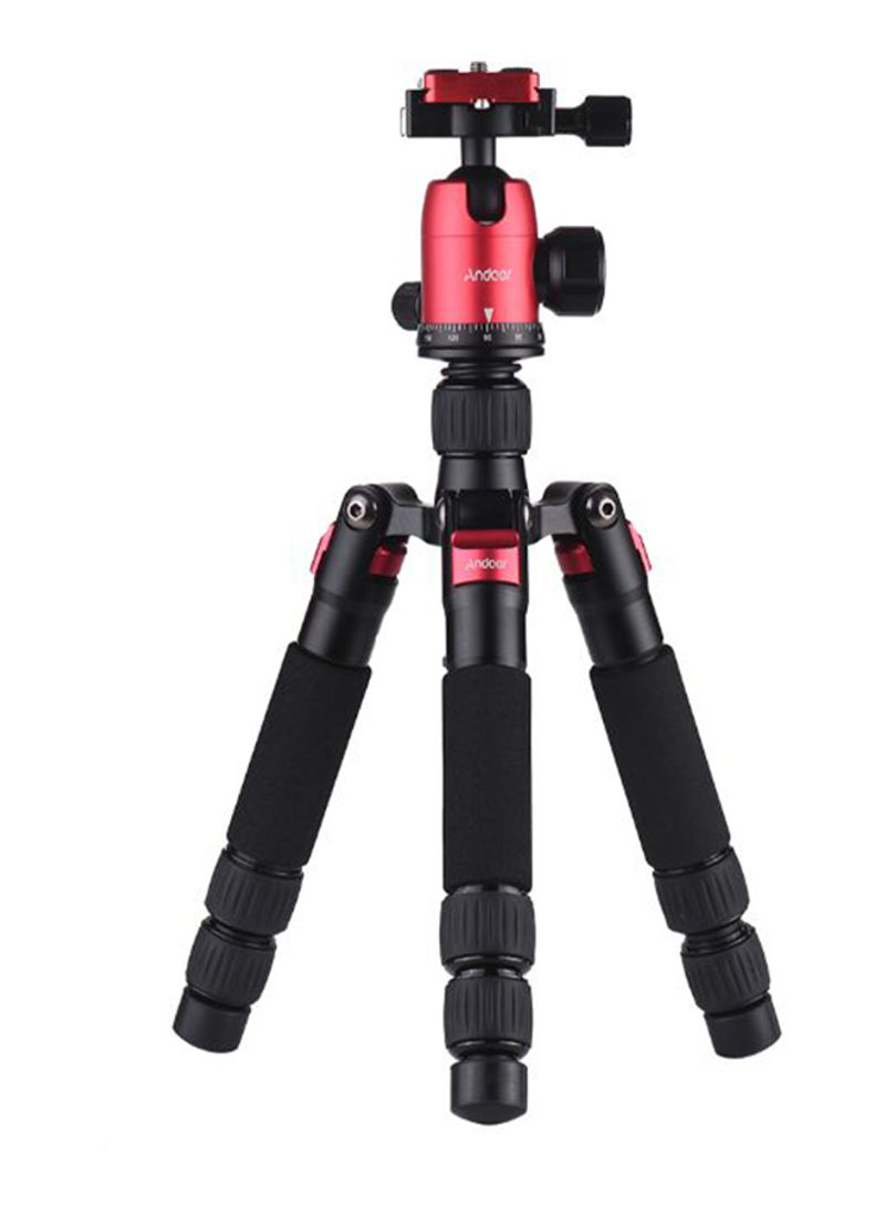 Portable Tripod Stand For Canon Nikon Sony DSLR Camera Red/Black