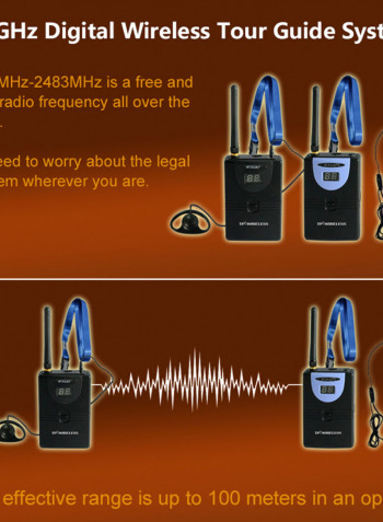 Wireless Audio Transmission System Black