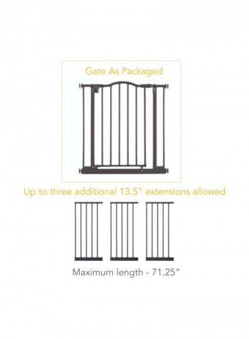 5-Bar Bronze Extension Gate