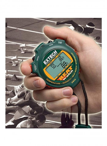 HeatWatch Humidity Stopwatch Green/Yellow