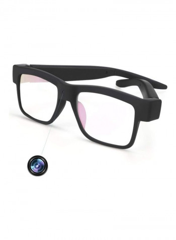 Mini Video Glasses Wearable Camera TG03 أسود