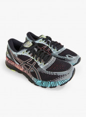 Black Multi Gel-Nimbus 21 LS Running Shoes Black/Blue/Pink