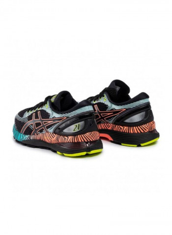 Black Multi Gel-Nimbus 21 LS Running Shoes Black/Blue/Pink