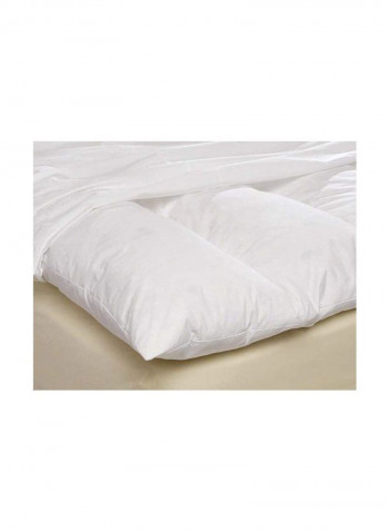 Feather Bed Protector White Full