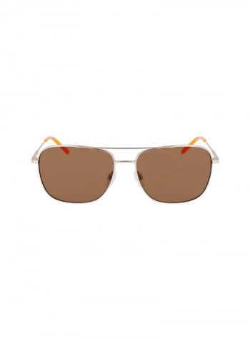 Full Rimmed Square Frame Sunglasses - Lens Size: 58 mm