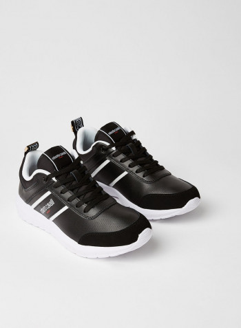 Logo Detailed Fred Low Top Sneaker Black