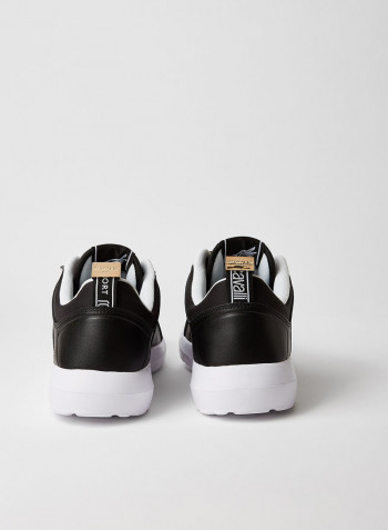 Logo Detailed Fred Low Top Sneaker Black