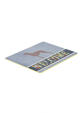 Weimaraner Welcome Kitchen Mat Multicolour 14 x 19inch