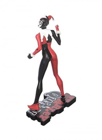 Harley Quinn Red White & Black  By Jae Lee Statue 9x6x4inch