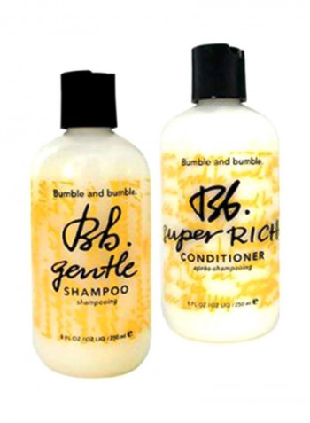 Gentle Shampoo And Super Rich Conditioner Set 8.5ounce