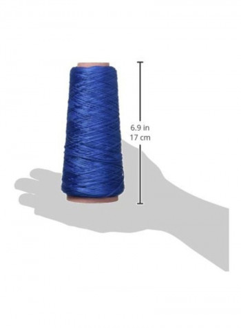 6-Strand Embroidery Cotton Cone Blue Dark