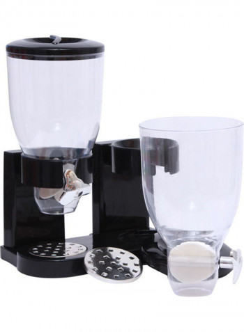 Dry Food Dispenser Black/Silver 2L