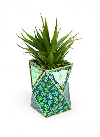 Pineapple Shape Geometric Holder Green/Blue